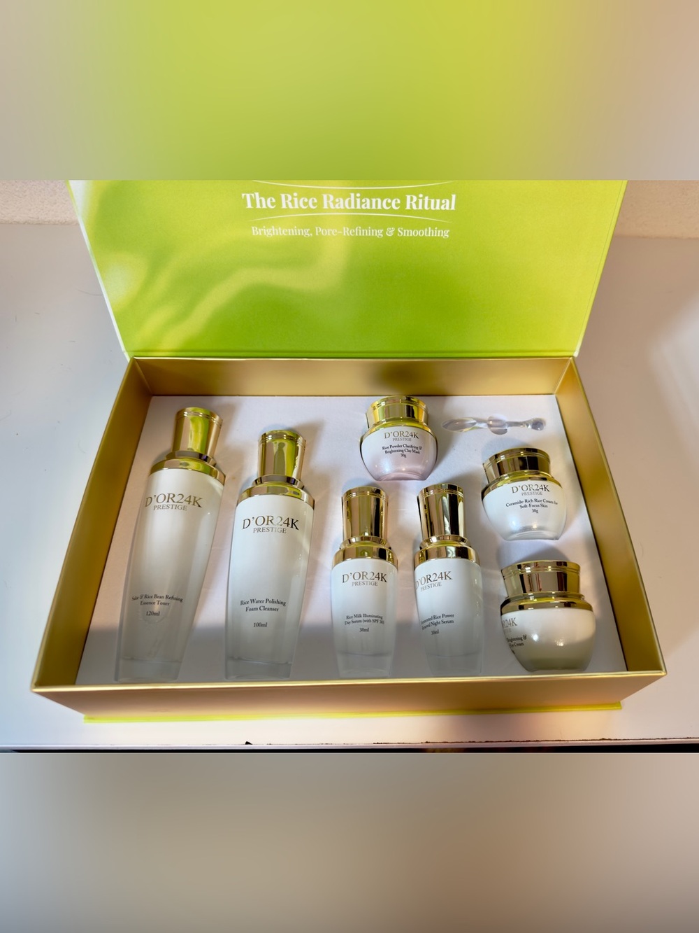 DOR 24K Rice Radiance Skin Care Ritual Collection